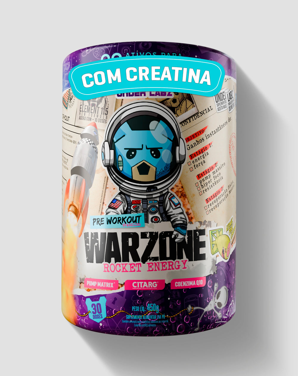 Warzone Rocket Energy 450g